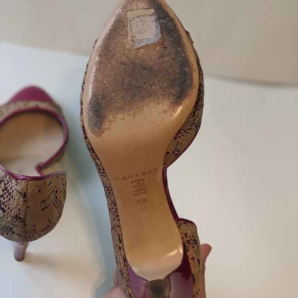 CASADEI heels size 9.5 in EUC - Picture 6 of 6